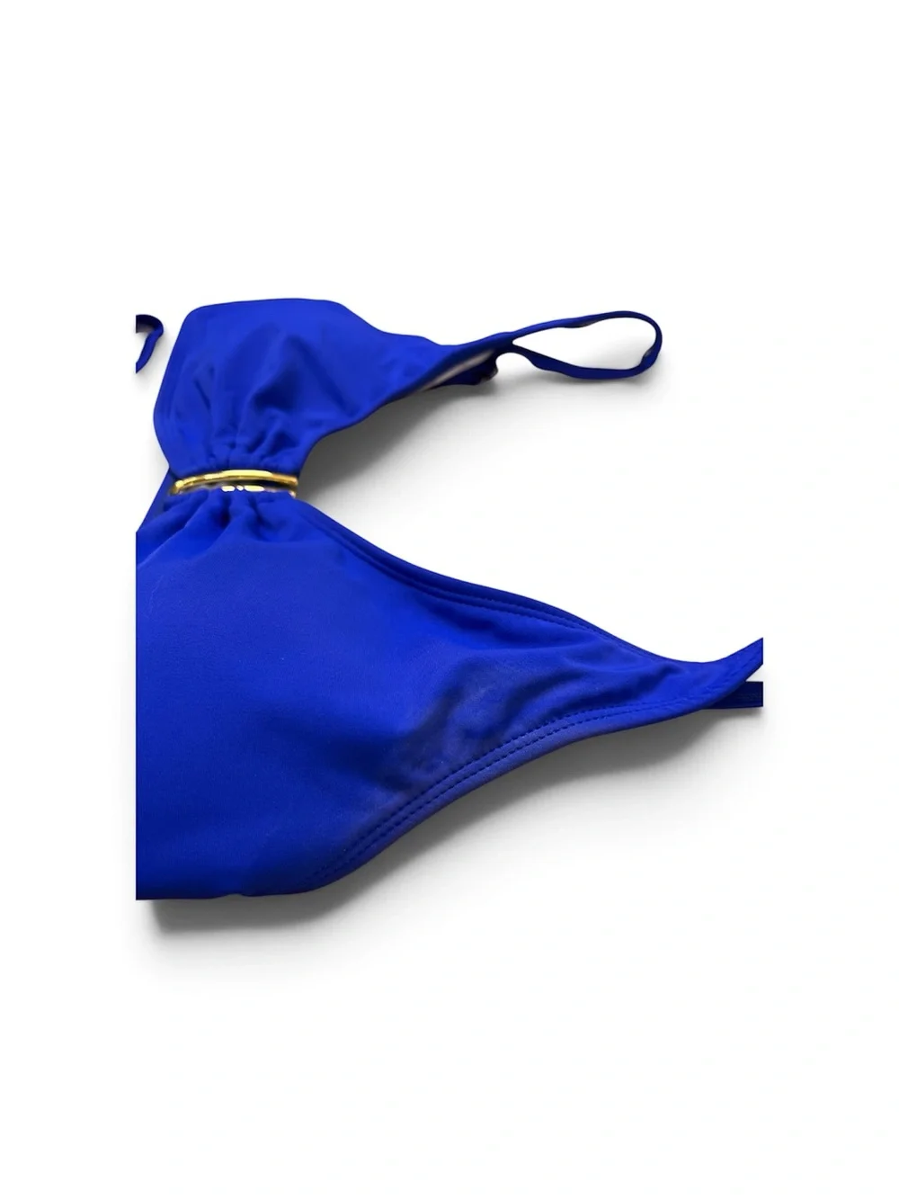 EoMenie Royal Blue Two-Piece Bikini Set with Front Clasp